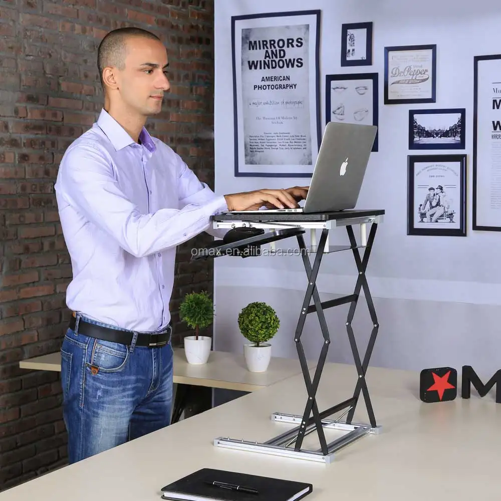 2019 New Design Standing Table Foldable Flexible Laptop Stand Adjustable Desk