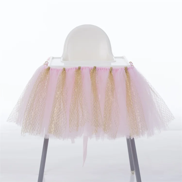 
Net Yarnc Party Decoration Tutu Chair Table Skirt 