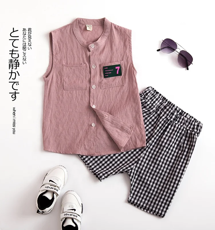 
2019 Kids Suit for Boy Summer New Fashion Baby Boy Suit 