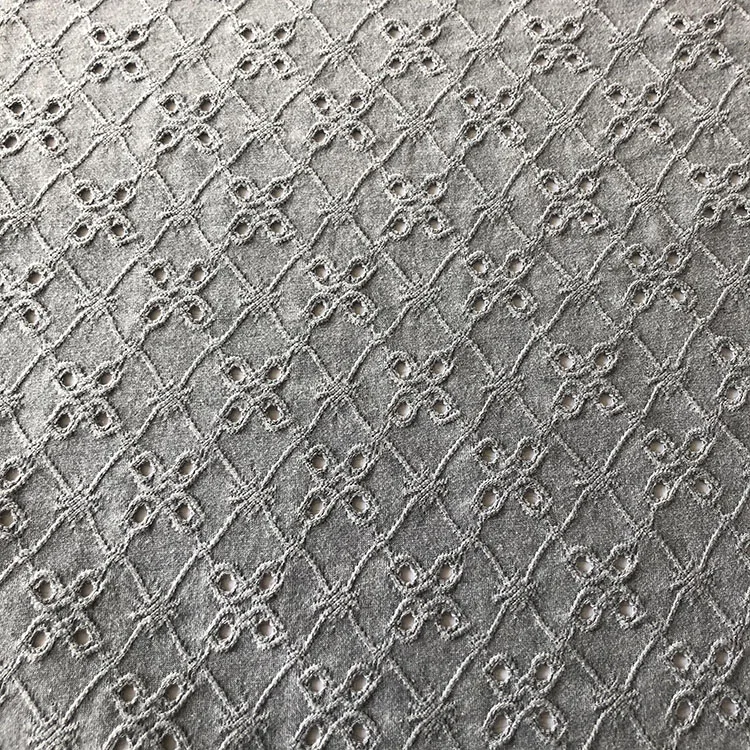 
Advanced best design 76%polyester 19%rayon 5%spandex knitting jacquard dyed fabric for garment 