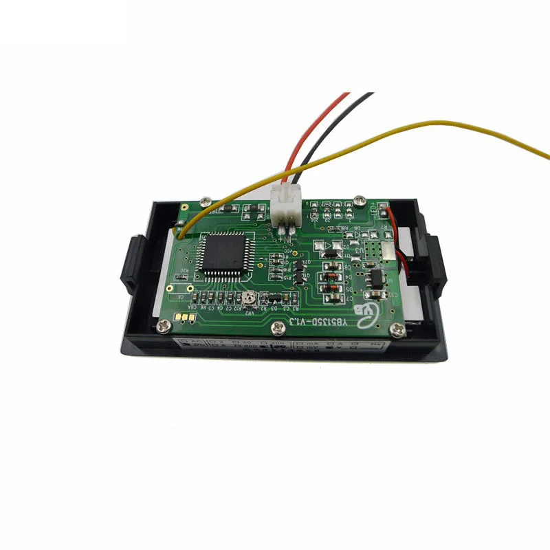 YB5135D LCD Digital DC Voltmeter Voltage Volt meter 3.5-30V 0-2V-20V-200V-500V 0.56 inch blue display