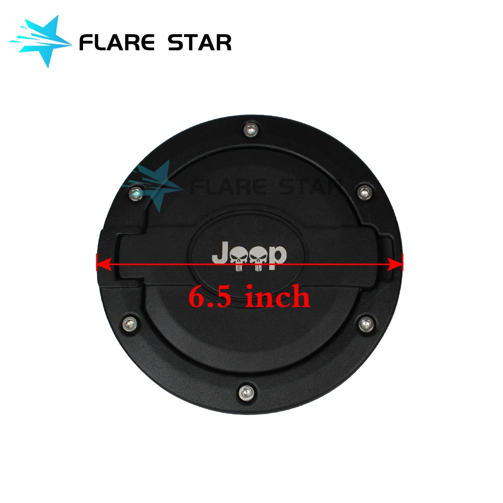 
Fuel Filler Door Cover, Latest Model Fuel Tanks for JK 07-16, CARAccessories 