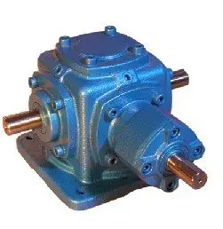 High Efficiency Power Transmission Machine Steering 4 Way Bevel Gearbox