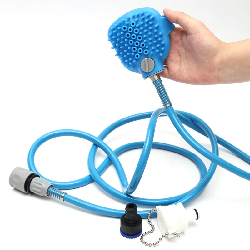 Hot Sale Newest Design Pet Bathing Dog Shower Sprayer Shampoo Washer With Massage Brush