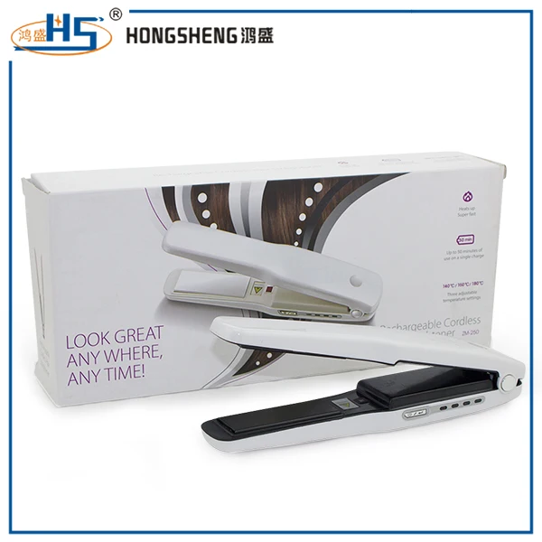 lithium battery powered hot cloud nine ceramic wholesale hair straightener with temperature control