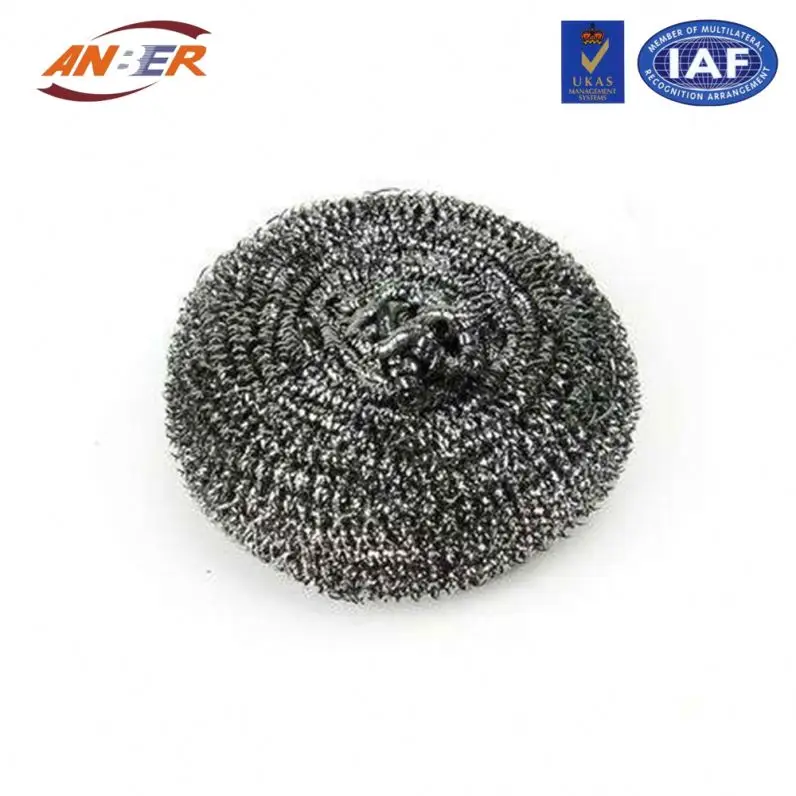 Dish Cleaning Stainless Steel Wire Mesh Wash Sponge 20G Scourer