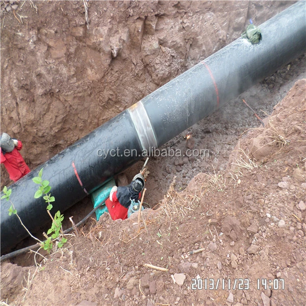 Steel pipeline coating 3-layer polyethylene coating