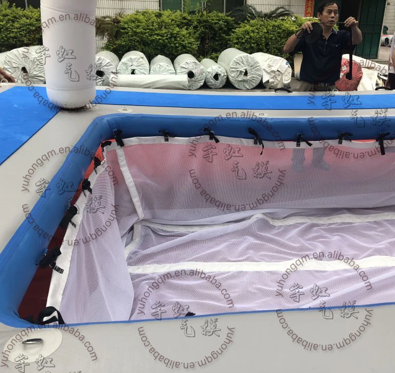 Customised water play inflatables sea floats playground