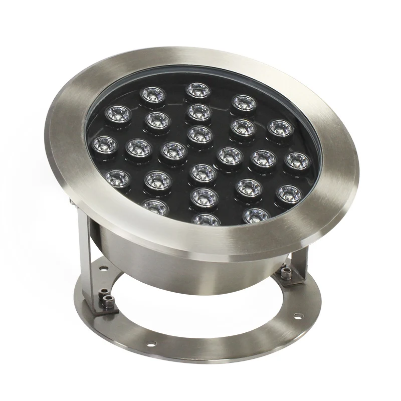 Waterproof Ip68 Stainless LED 24W Led Marine Boat Leds Lights Underwater Pool Lights CE Rohs IP68 IEC DC 24V Single Color, RGB