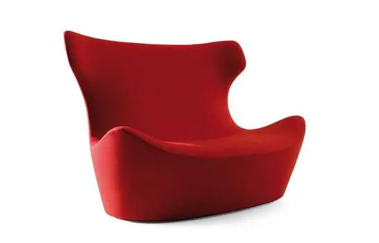 
Modern design Europe style leather two seat Aviator Papilio sofa 