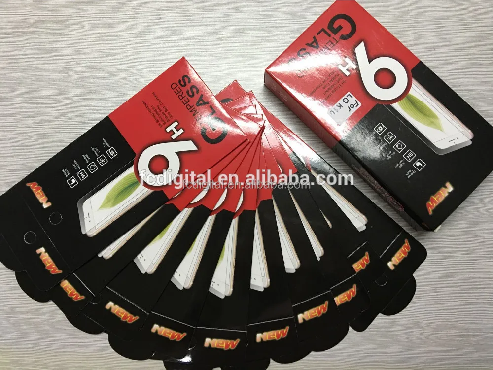 Retail Package Paper Packing For Tempered Glass Screen Protector (Only Package Not include Tempered Glass)