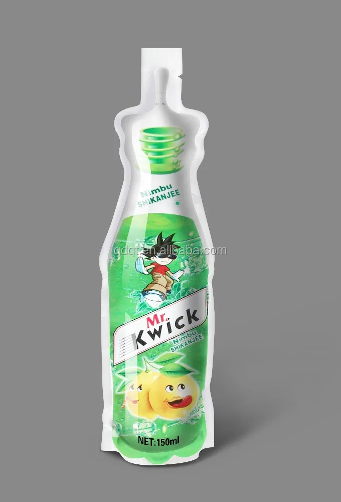 
OEM Acceptable Plastic standing Bags Packaged Drinking Water 