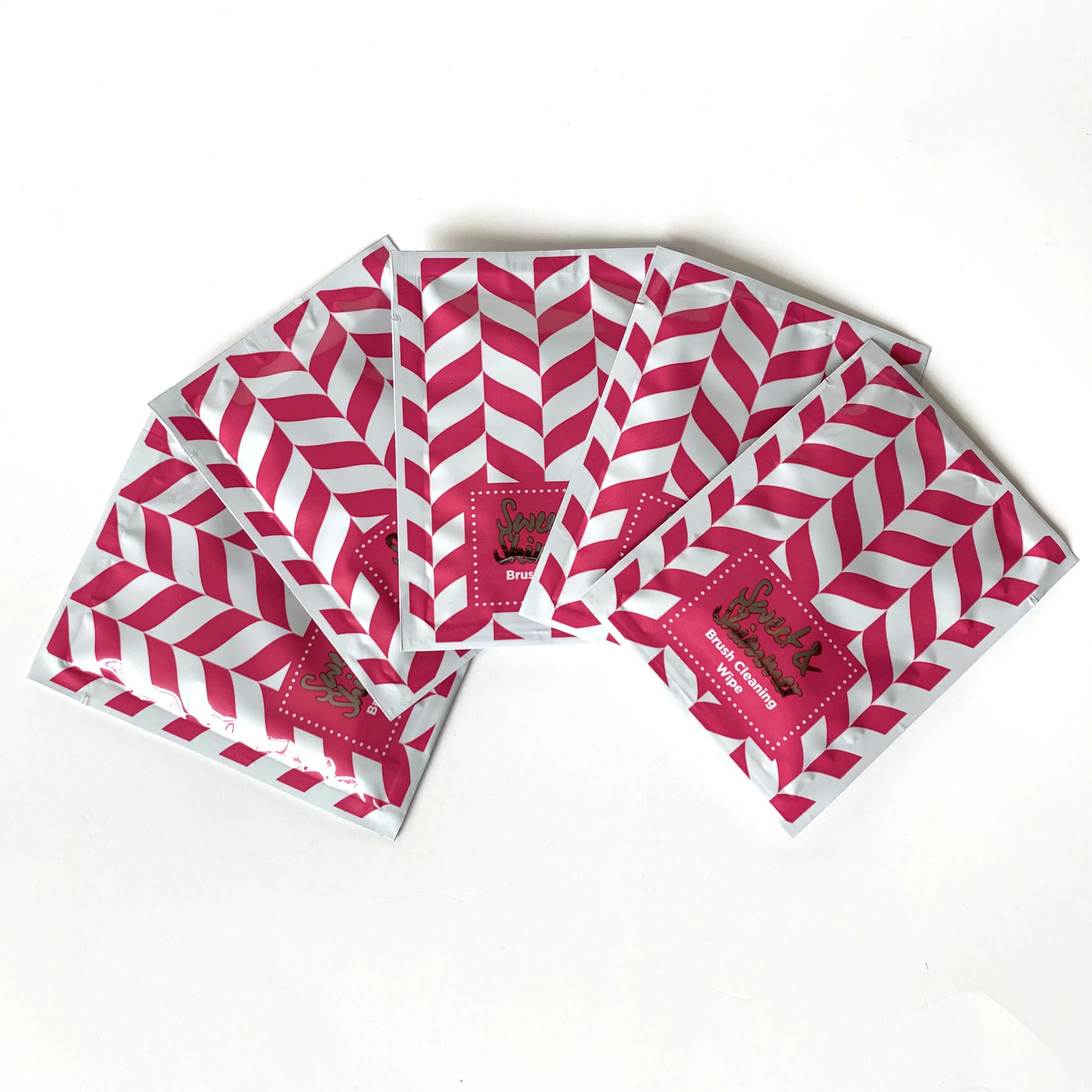 New makeup brush cleansing wipes daily use wet wipes/tissue individually/single packed best sell