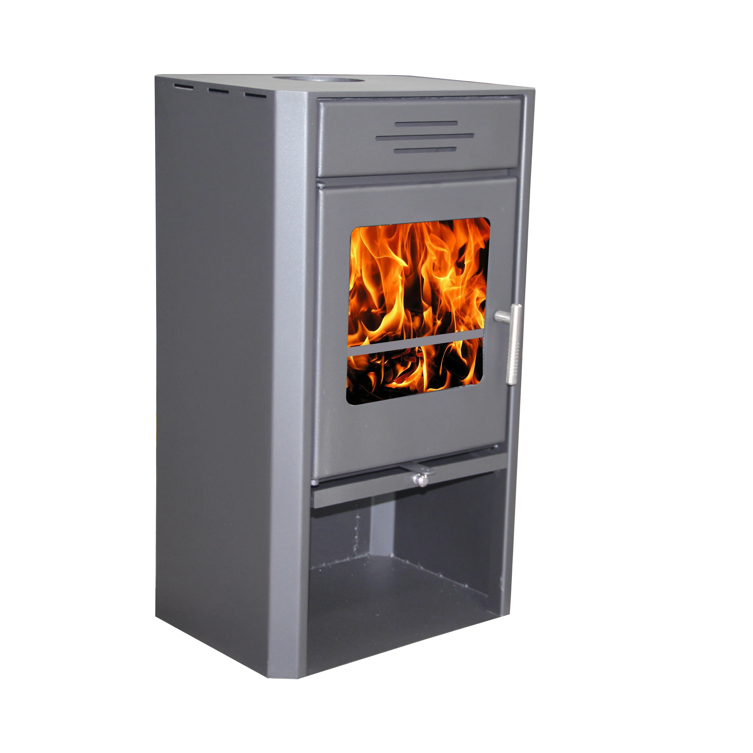 small steel indoor wood burning stove WM209