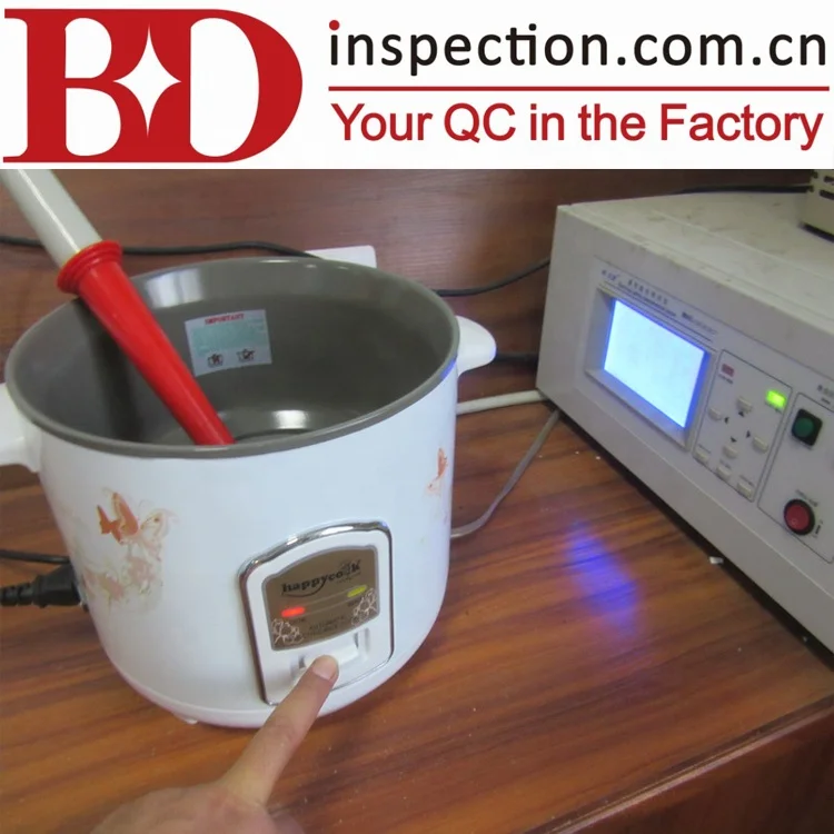 
Testing sample inspection visual inspection asia inspection for rice cooker 