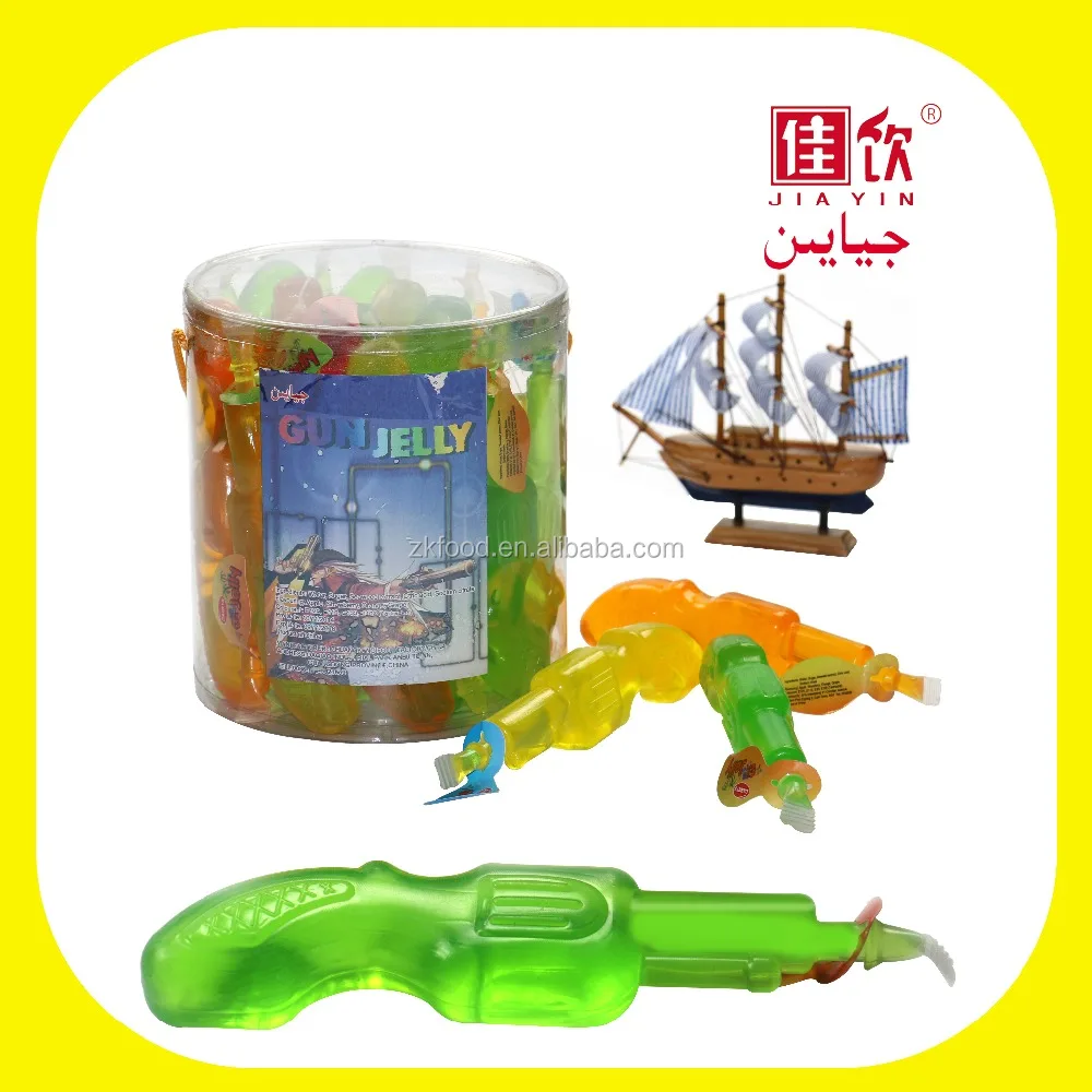 for kids gift sweet jelly bullet gun toy gun fruit jelly