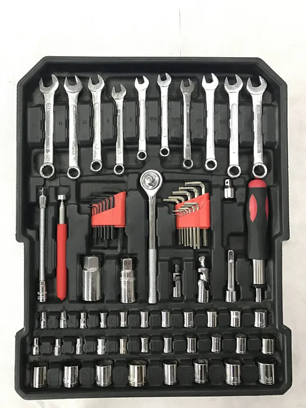 HOT aluminium trolley multifunction family electric and mechanical tool sets