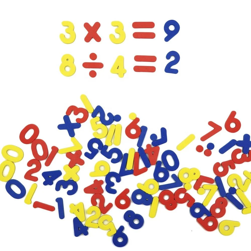 EVA Foam Magnetic Numbers For Basic Math Mathematics Education
