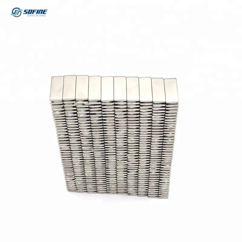 
Super Strong Block Strip Cuboid Rare Earth Neodymium Bar Magnet N35 15*16*1 Custom Size 