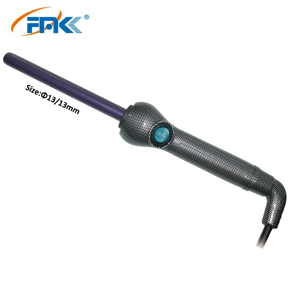 hot selling Cheap led hair curling tong permanent curling effect multi size conic private label ceramic hair curler