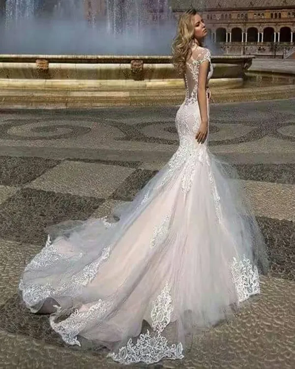 2016 Newest high lace trimming tulle fabric with sequins for wedding dress/haevy work lace trimming for women dress