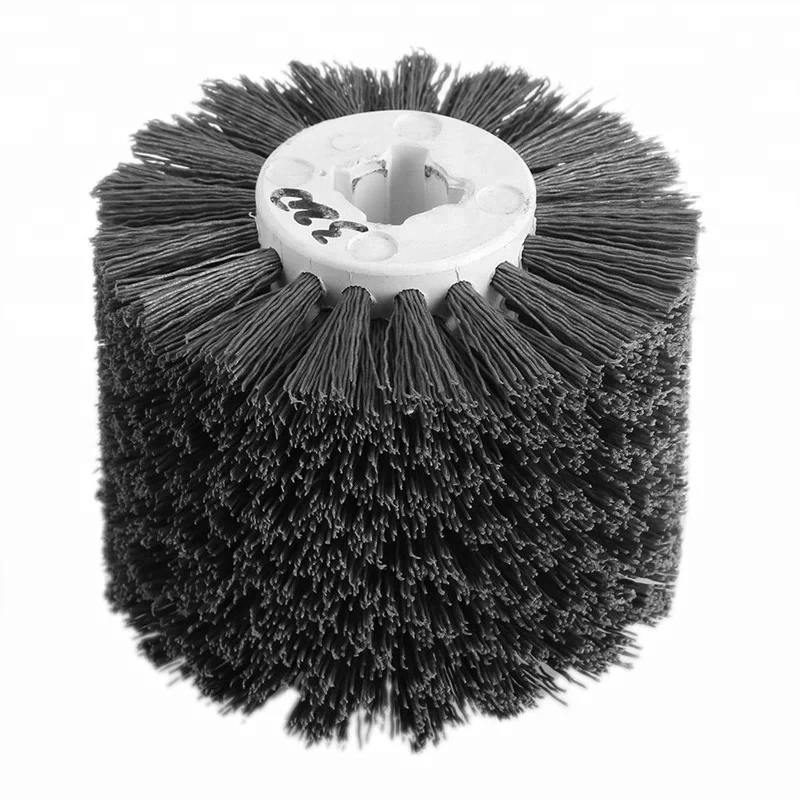 100*120*13mm Wheel Drum Burnishing Abrasive Wire Drawing Polishing Brush