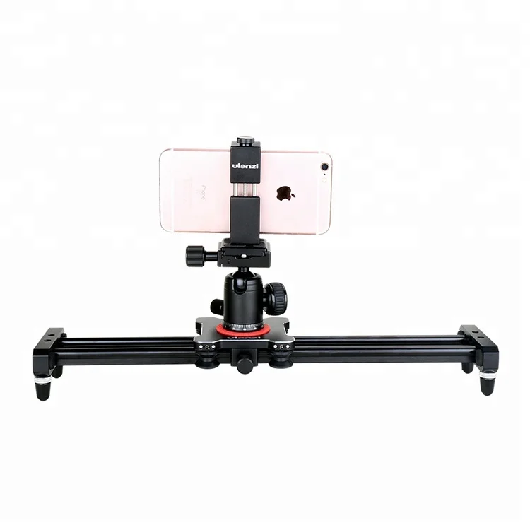 50cm SmartPhone Video Slider Camera Slider Aluminum Alloy Video Track Slider in Video Shooting Rail Stabilization System