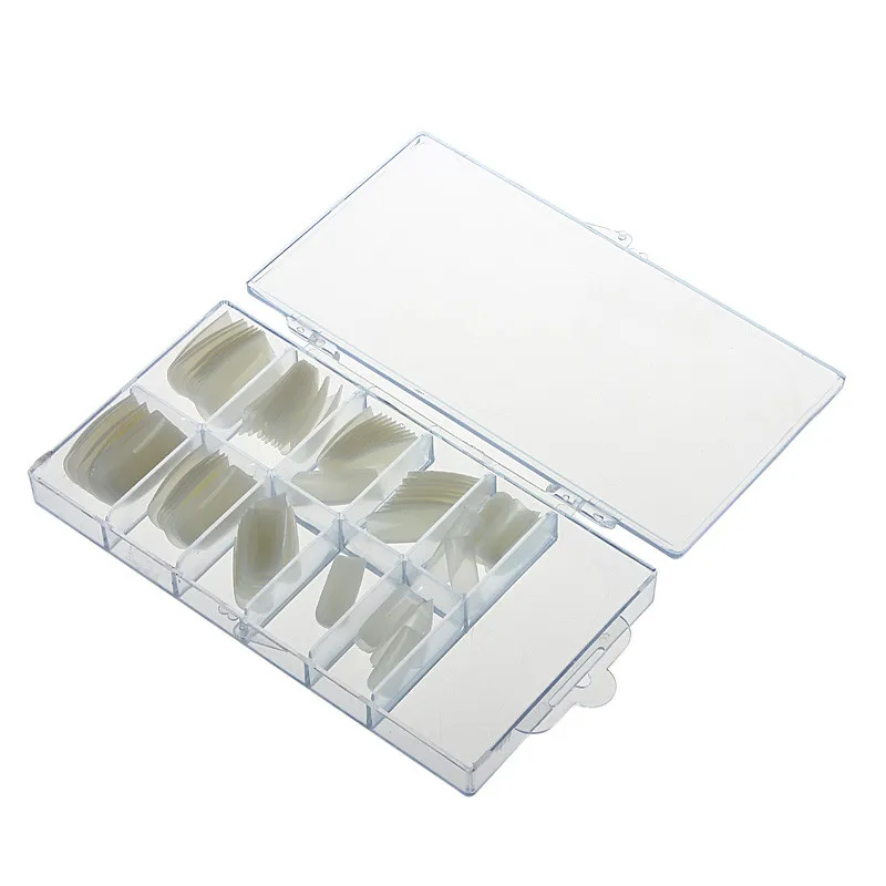 
Square Style 100 pcs false Plastic Nail natural color french nail tips 