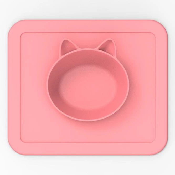 Кормушка для домашних животных с нескользящим силиконовым ковриком