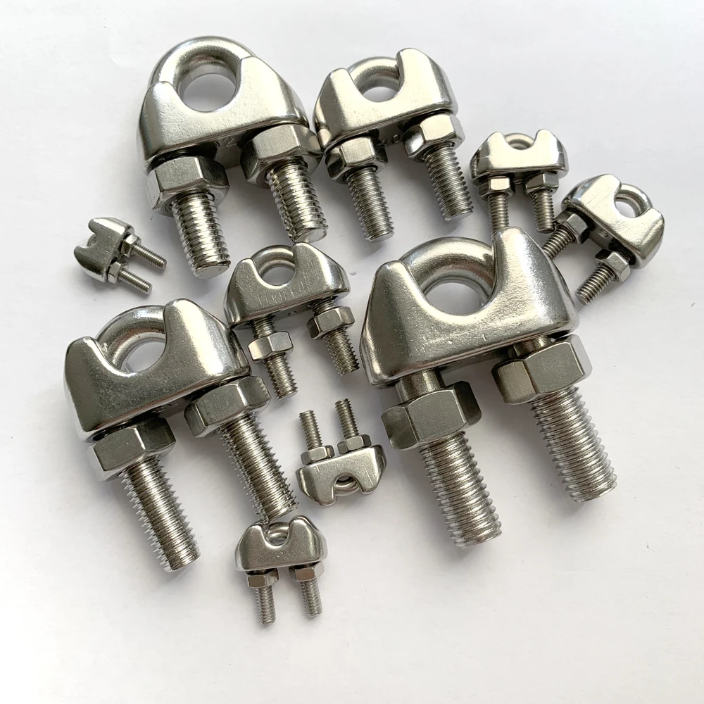M2 Stainless steel 316 DIN741 Wire rope clip