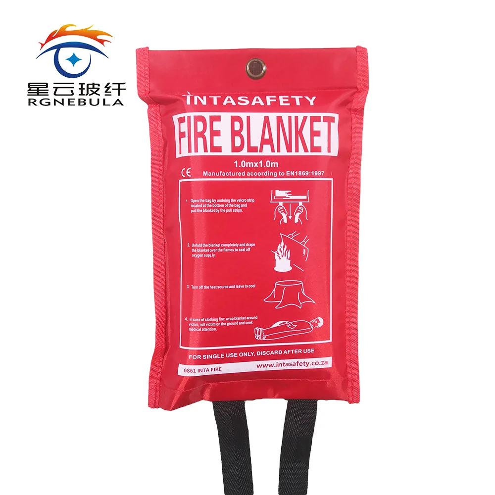 
Fiberglass Emergency Fire Blanket for Kitchen,Camping,Fireplace,Grill,Car,RV,Boat and so on 