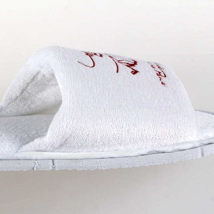 Five star indoor guest room soft eva disposable hotel slippers