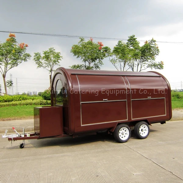 Commercial Coffee Cart Mobile Restaurant Motorcycle Engines Round Fiberglass Vendor Fruit Car Vintage Motorcycle Motors Engines