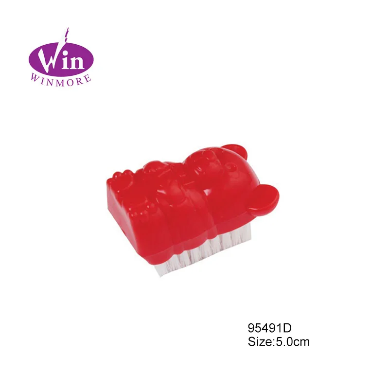 animal shaped plastic nail brush cleaning nail brush