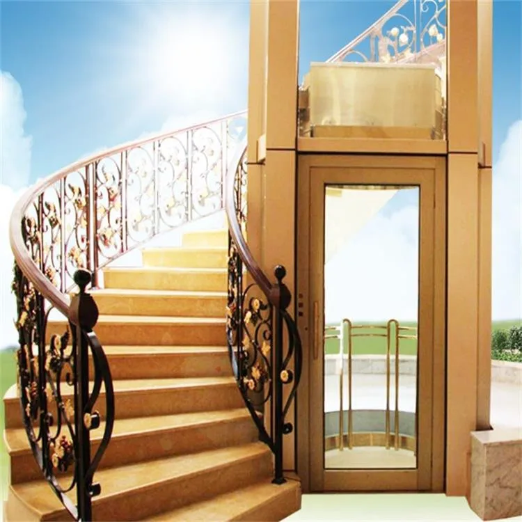 
fashion residential easy installation gearless flat belt elevator 
