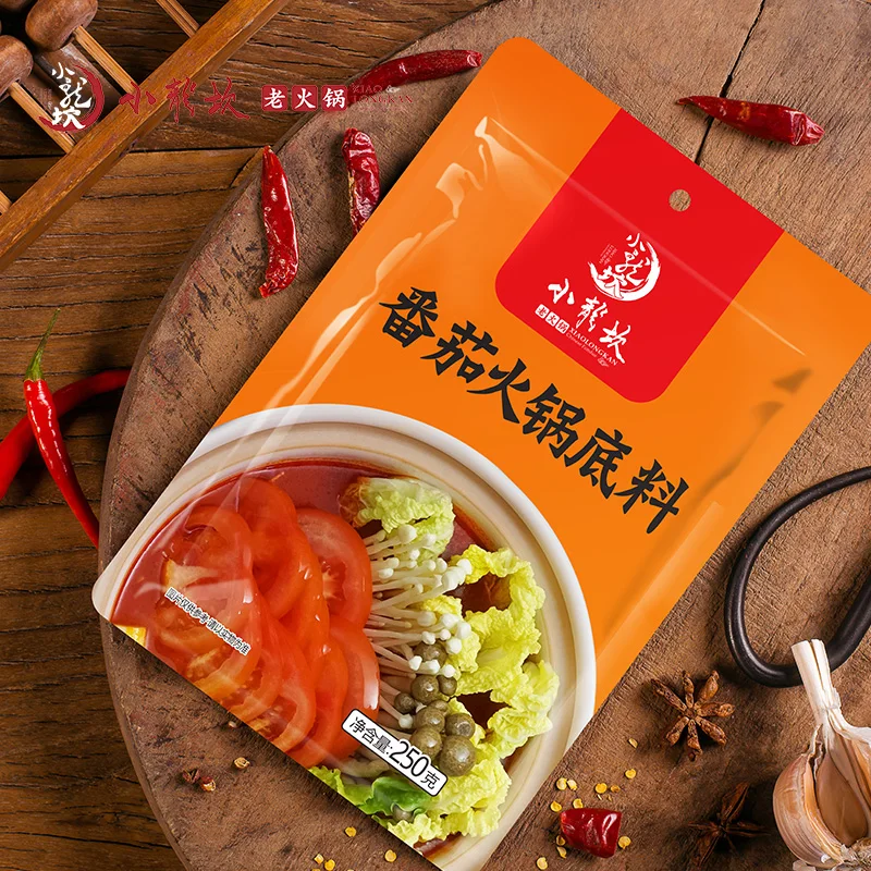 
Xiaolongkan Hotpot Condiment Chinese Tomato Hot Pot Soup Base 