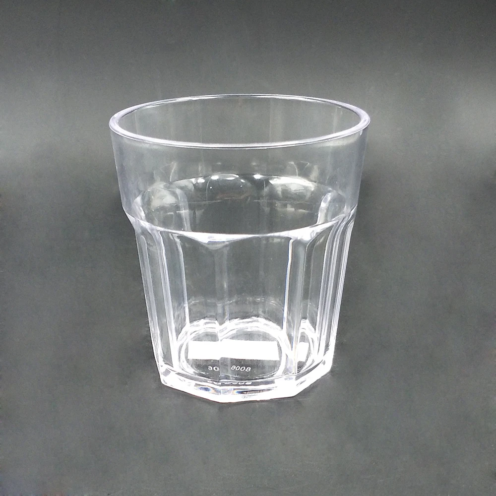 Custom size reusable plastic clear wine cups