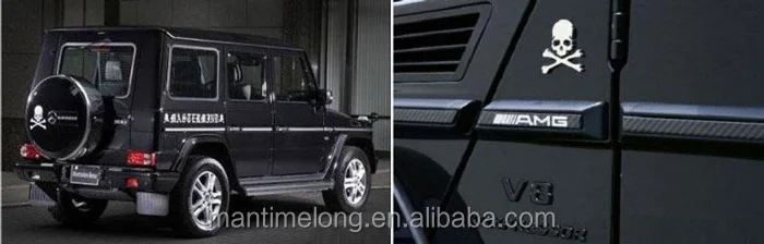 Skull Metal Skeleton Crossbones Car Motorcycle Sticker Label Skull Emblem Badge Car Styling Stickers Accessories Decal