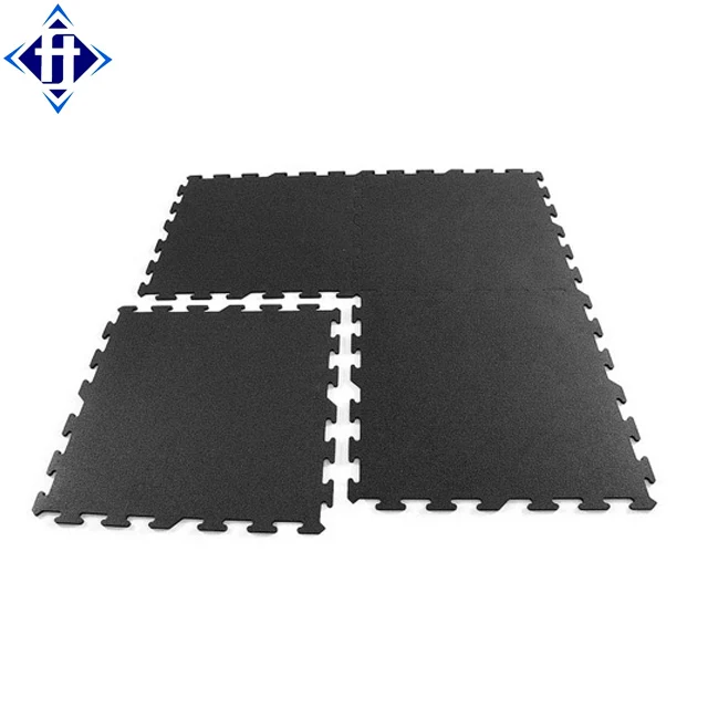 Eco-friendly EPDM Gym Flooring Rubber Interlocking