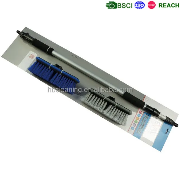 14  years BSCI factory water flow car wash brush ,water flow through brush,car wash broom