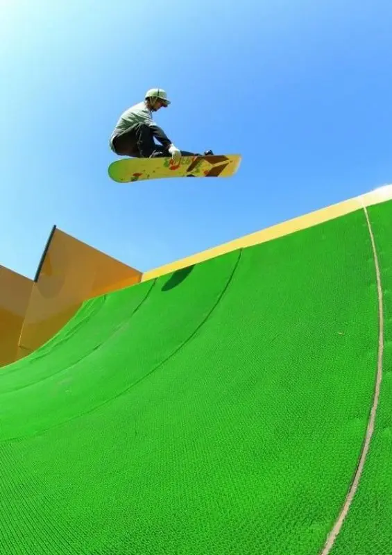 
20mm Artificial Plastic Ski Surface for outdoor skiing 