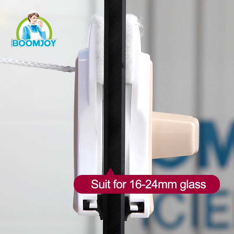 DOUBLE SIDED 16-24MM THICKNESS WINDOW/GLASS MAGIC WIPER MAGNETIC WINDOW WIZARD WIINDOW CLEANER