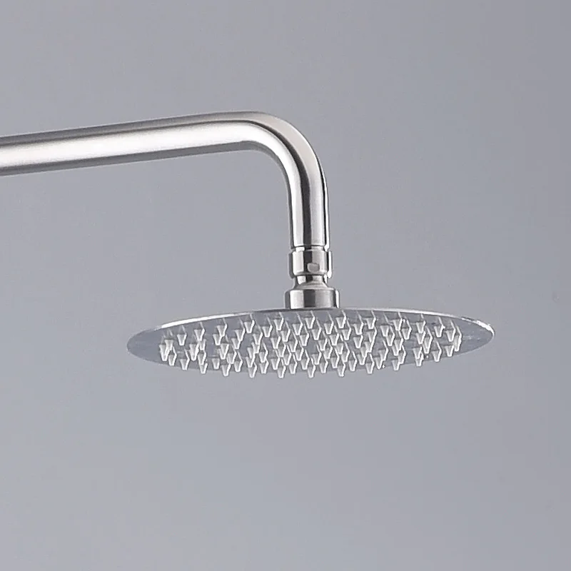 Wall Mounted Rain Shower and Massage Jet Head Hardware Sets in Bathroom Contemporary Stainless Steel Metered Faucets ODM & OEM