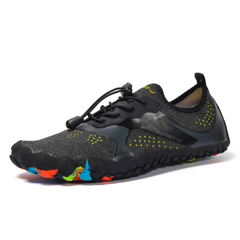 Topsion New Invention 2023 Black Slip On Mens Neoprene Barefoot Aqua Water Skin Shoes