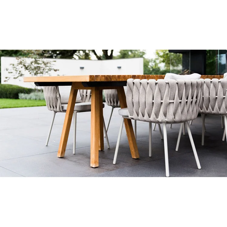 long narrow 10 seater square dining table