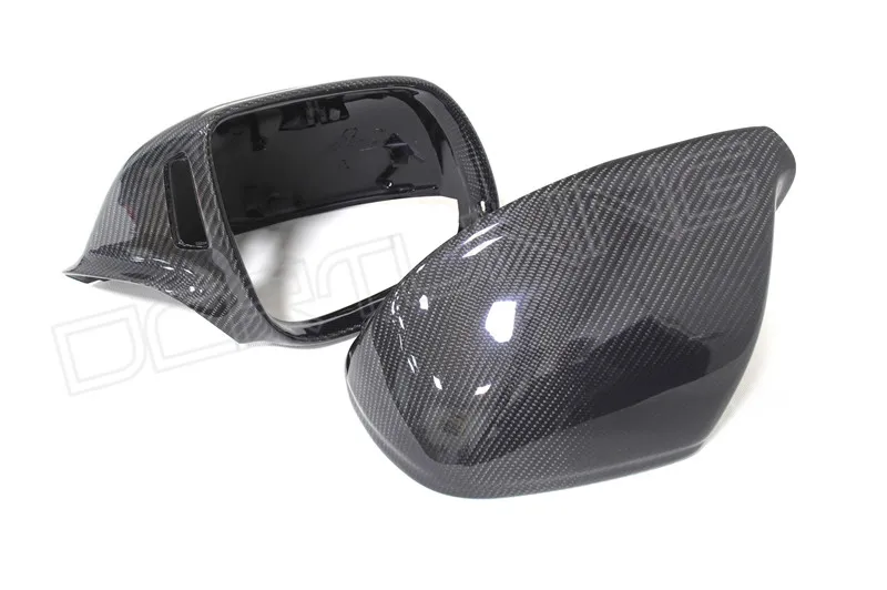 For Audi Q5 Q7 SQ5 Replacement Style Carbon Fiber Rearview Mirror Cover With Lane Assit Auto Side Door Mirror Shell