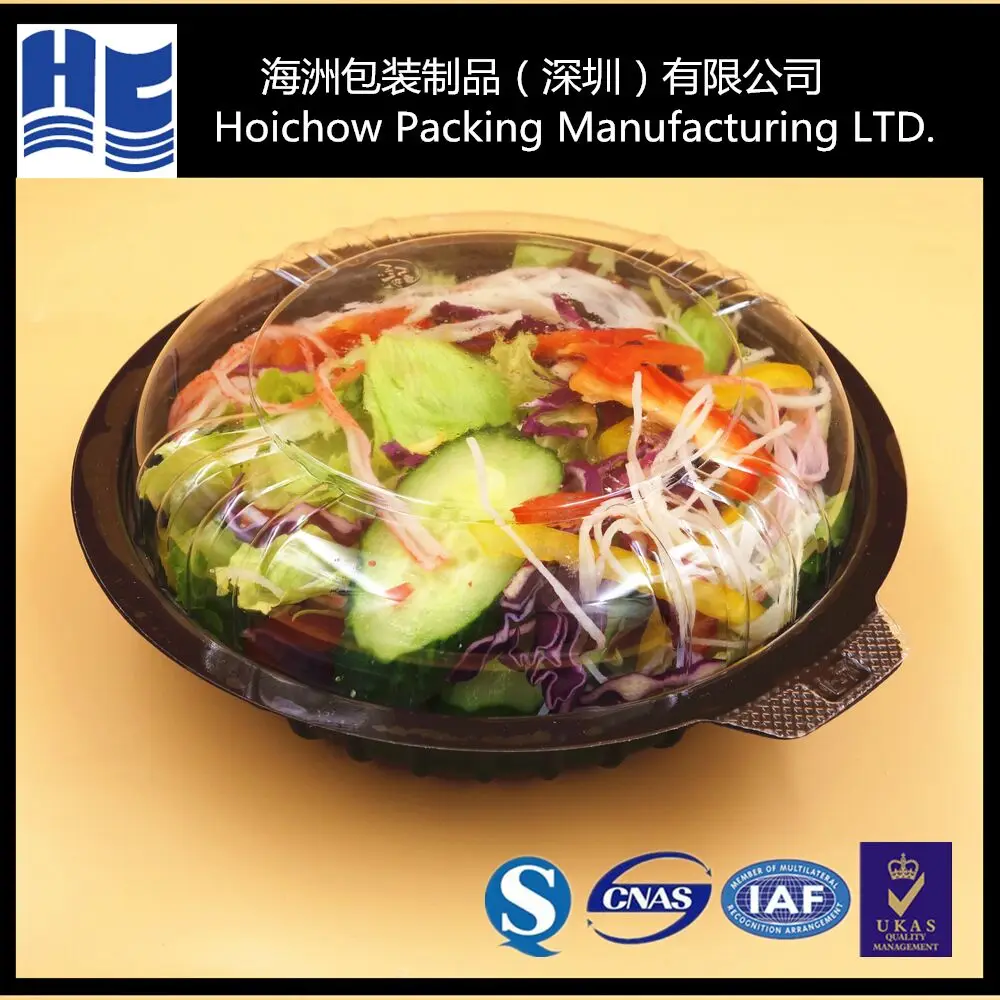 
Hot Sale Clamshell Disposable Plastic Fruit Salad Tray Packaging Disposable Plastic Fruit Salad Packaging 
