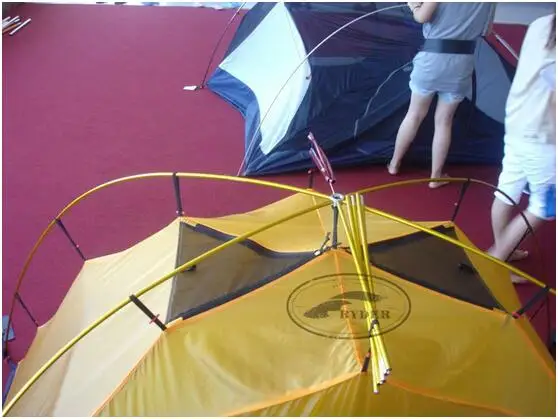 Custom Free-Standing PFC-Free Trendy Eco-Friendly Outdoor Single Silicone Coating Nylon Two Person Dome Seam Taped Silnylon Tent