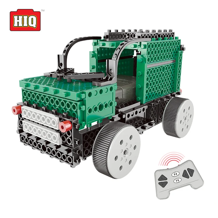 3 in 1 4Channel educational toys diy blocks toy robot RC plastic building bricks toy