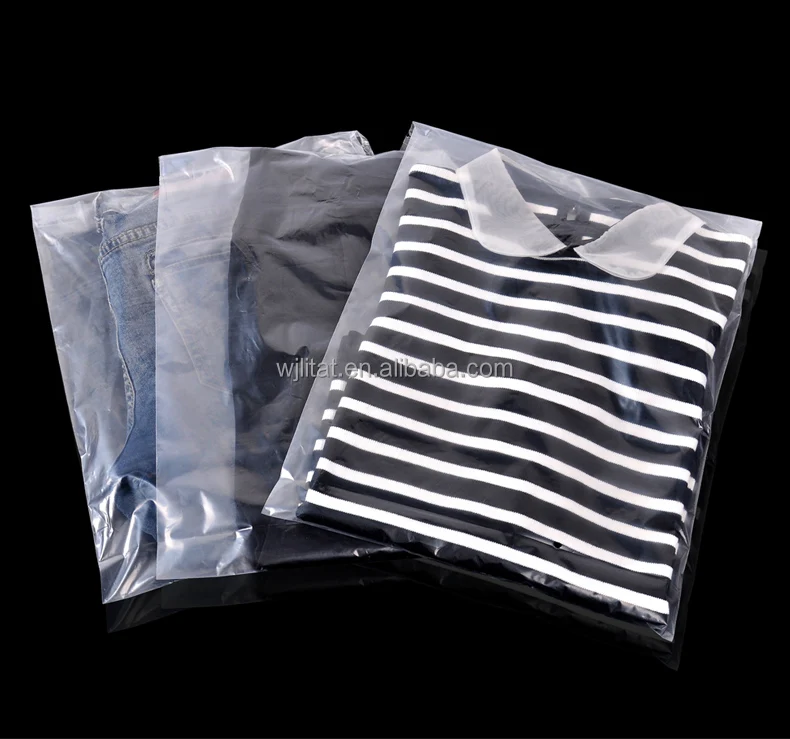 
Plastic Resealable Customized Printing Clear Bag for Garment 